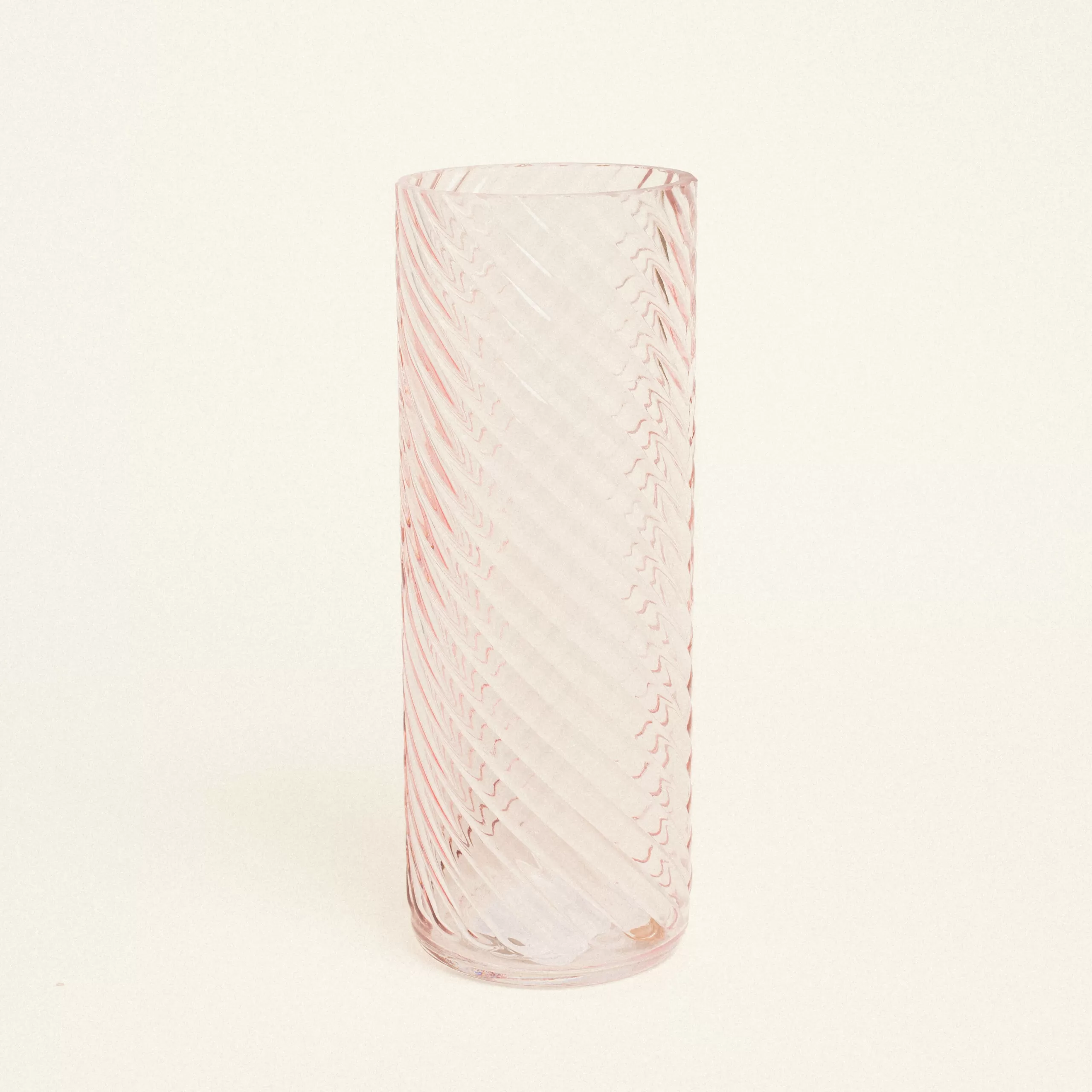 Γυάλινο Βάζο με Εφέ Στροβιλισμού 10cm x 26.5cm