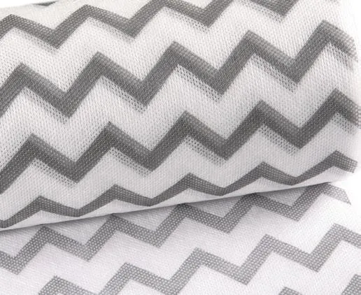 NON WOOVEN ΤΥΠΩΜΕΝΟ ΣΕΒΡΟΝ 60CM / 18M